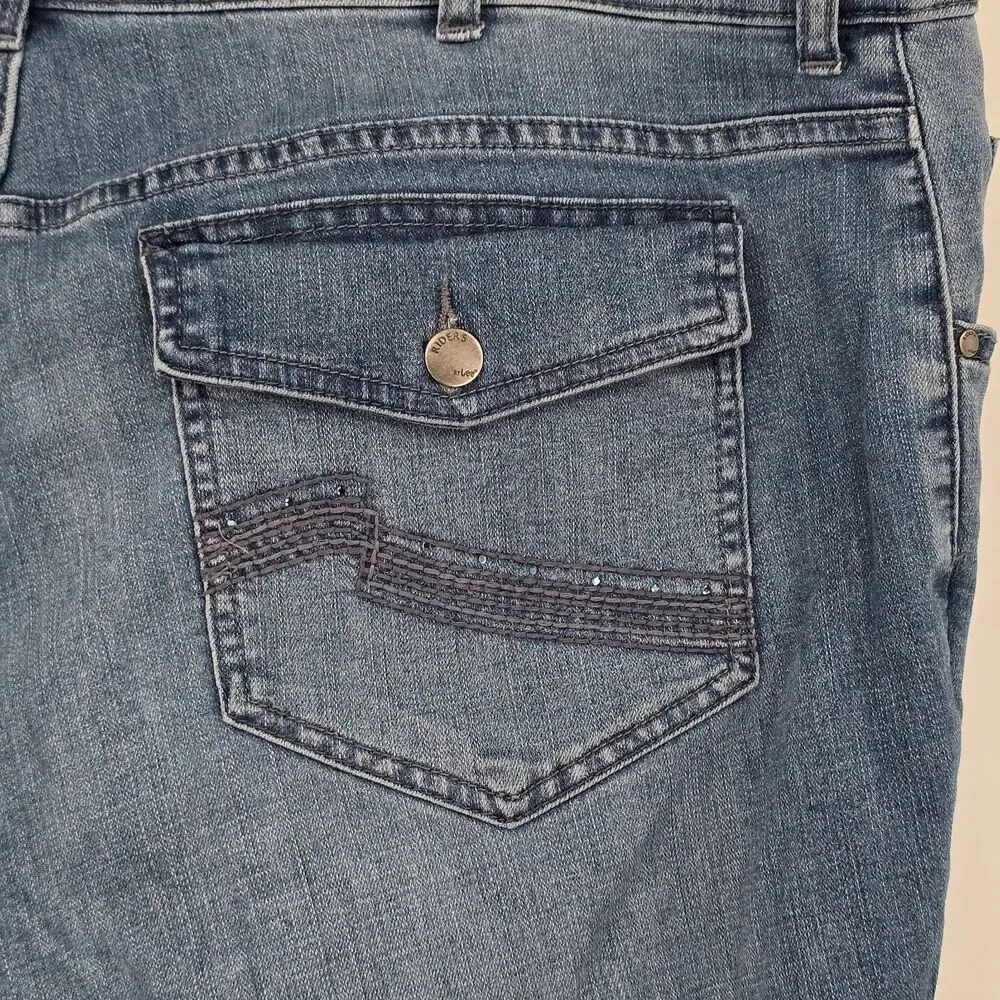 Riders by Lee Women's Capri Jeans Plus Size 22W - Picture 4 of 7